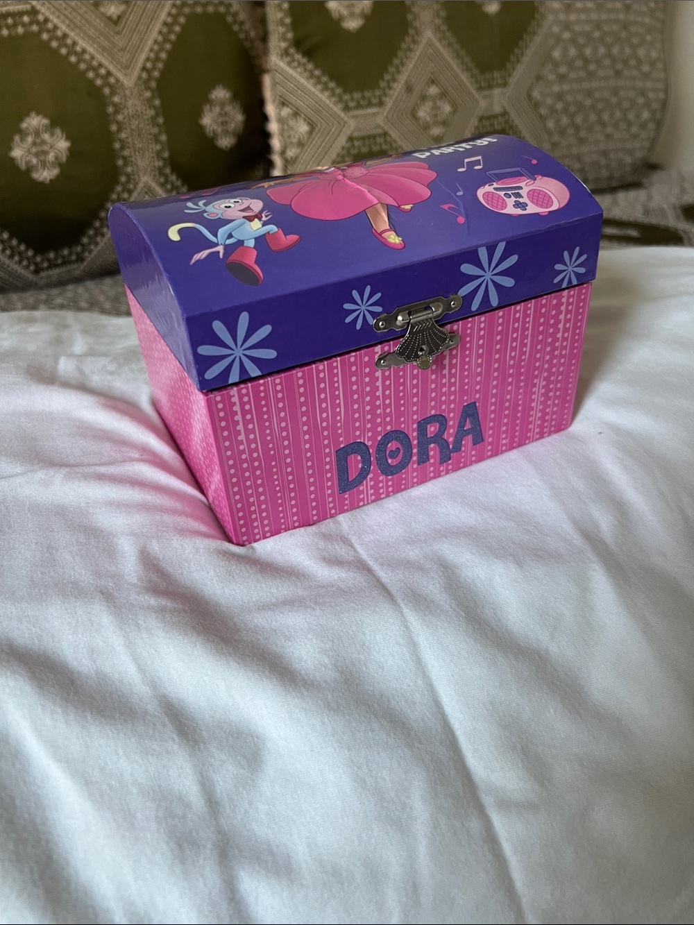 Pink and Purple Keepsake Party Musical  Box
